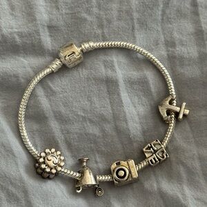 Silver Cruise Charm Bracelet